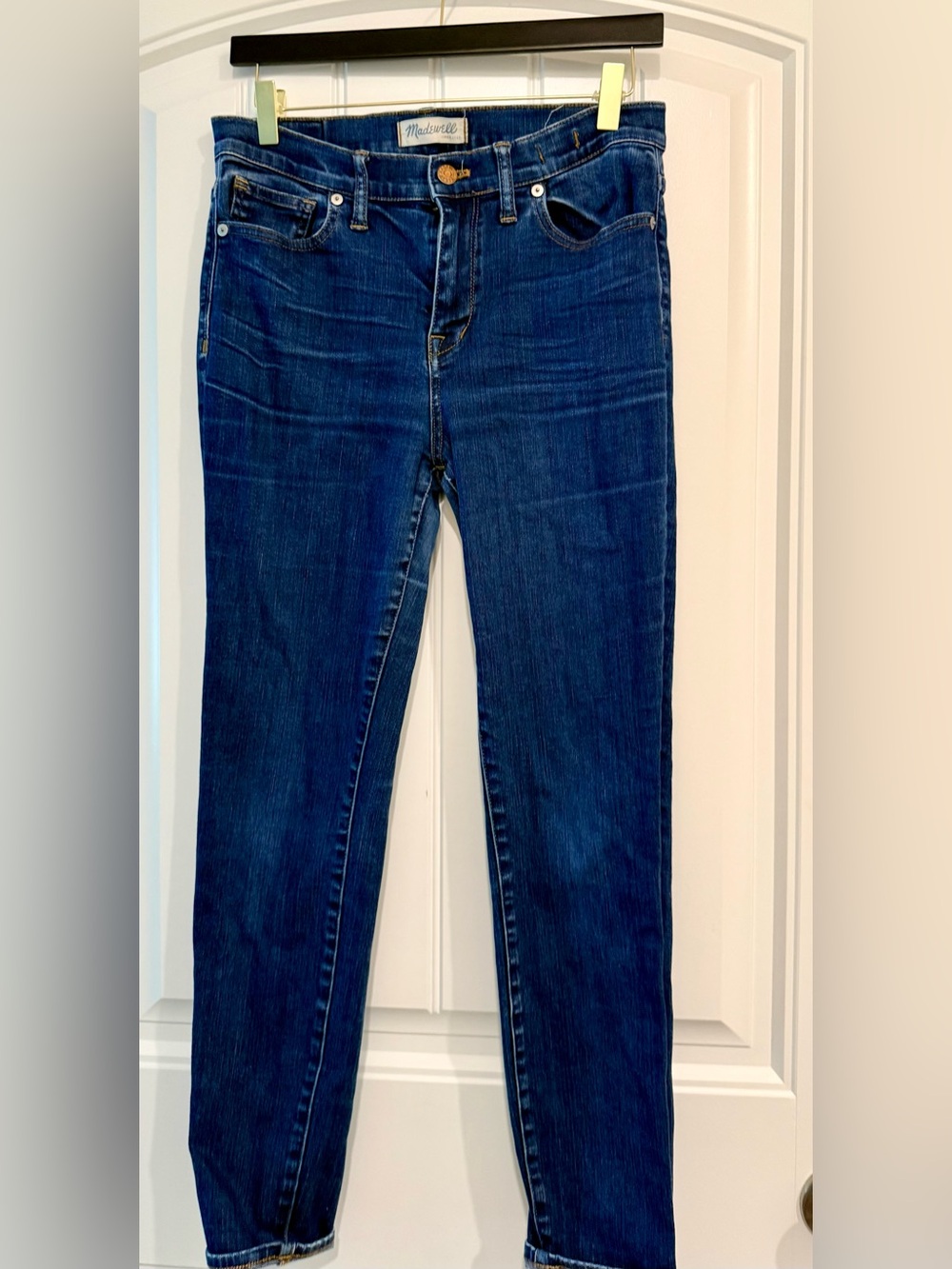 Madewell High Riser Skinny B7131 Jeans Dark Wash Excellent Condition Size 30
